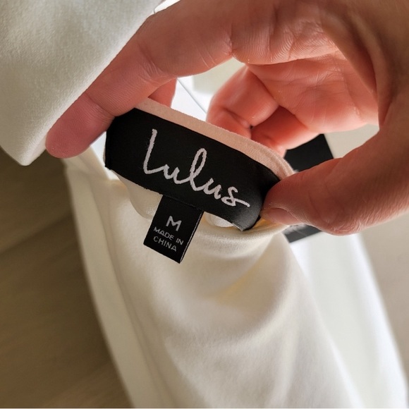 🤍🤍 LULUS Call Back White Backless Skater Dress, Size M - Picture 7 of 10